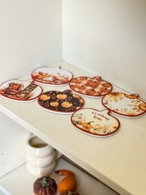 كوستر خريفي شكل قرعة (الشكل عشوائي)