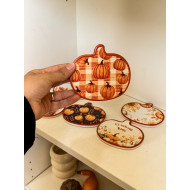 كوستر خريفي شكل قرعة (الشكل عشوائي)