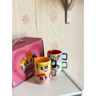 طقم فتيات القوة مع علبة