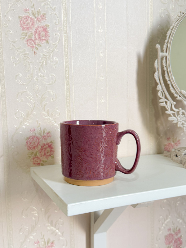 كوب زهري منقش ورود