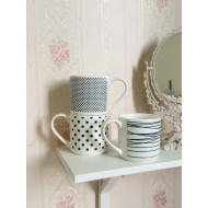 كوب أبيض كبير - دوائر