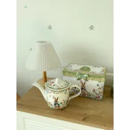 مجموعة الأرنب بيتر مع علبة مميزة-أبريق