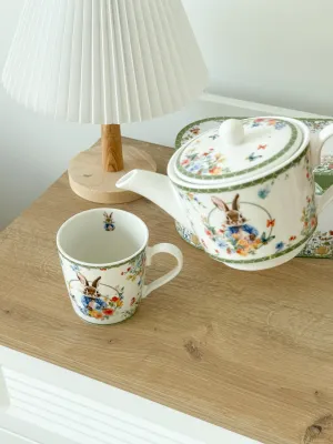 مجموعة الأرنب بيتر مع علبة مميزة-كوب وأبريق