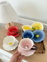 فنجان هاندميد شكل وردة مميز