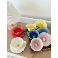 فنجان هاندميد شكل وردة مميز