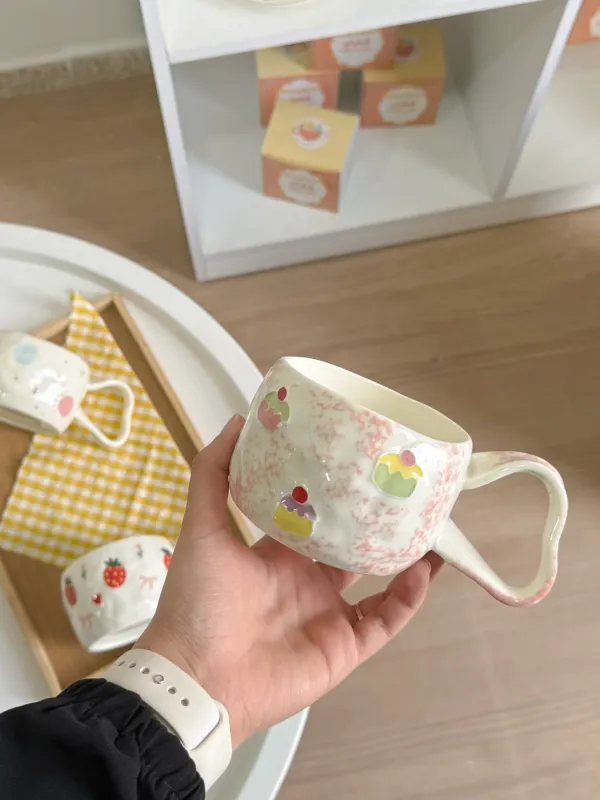 كوب رسمات كيكة🧁