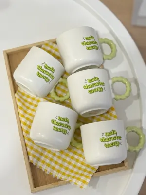 كوب أبيض main character energy ✨