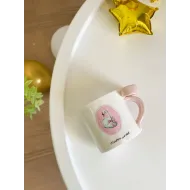 كوب العيد فيونكة ورسمة بجعة🦢