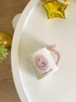 كوب العيد فيونكة ورسمة بجعة🦢
