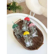كوب شفاف دبدوب صغير