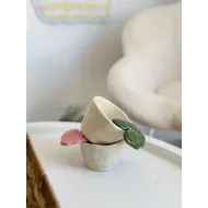 كوب سادة مع ورقة شجر🌱 (تقريبا 250 مل)