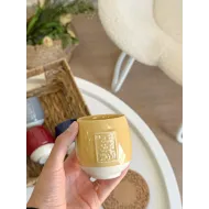 كوب حجم 200 مل تقريبا - قلبك موطن الأزهار🌸