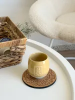 كوب حجم 200 مل تقريبا - قلبك موطن الأزهار🌸