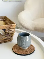كوب حجم 200 مل تقريبا - قلبك موطن الأزهار🌸