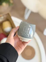 كوب حجم 200 مل تقريبا - قلبك موطن الأزهار🌸
