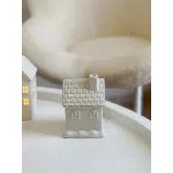شمعدان زجاج شكل بيت.🏠 يعمل بالبطارية- شكل 2