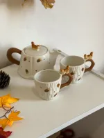 طقم السنجاب المميز🐿️أبريق وكوبين
