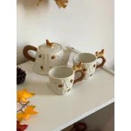 طقم السنجاب المميز🐿️أبريق وكوبين