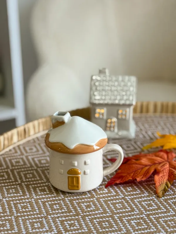 كوب حجم صغير شكل بيت🏠