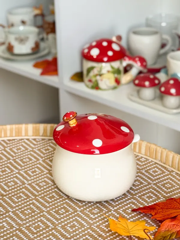 سكرية شكل فطر مع ملعقة🍄